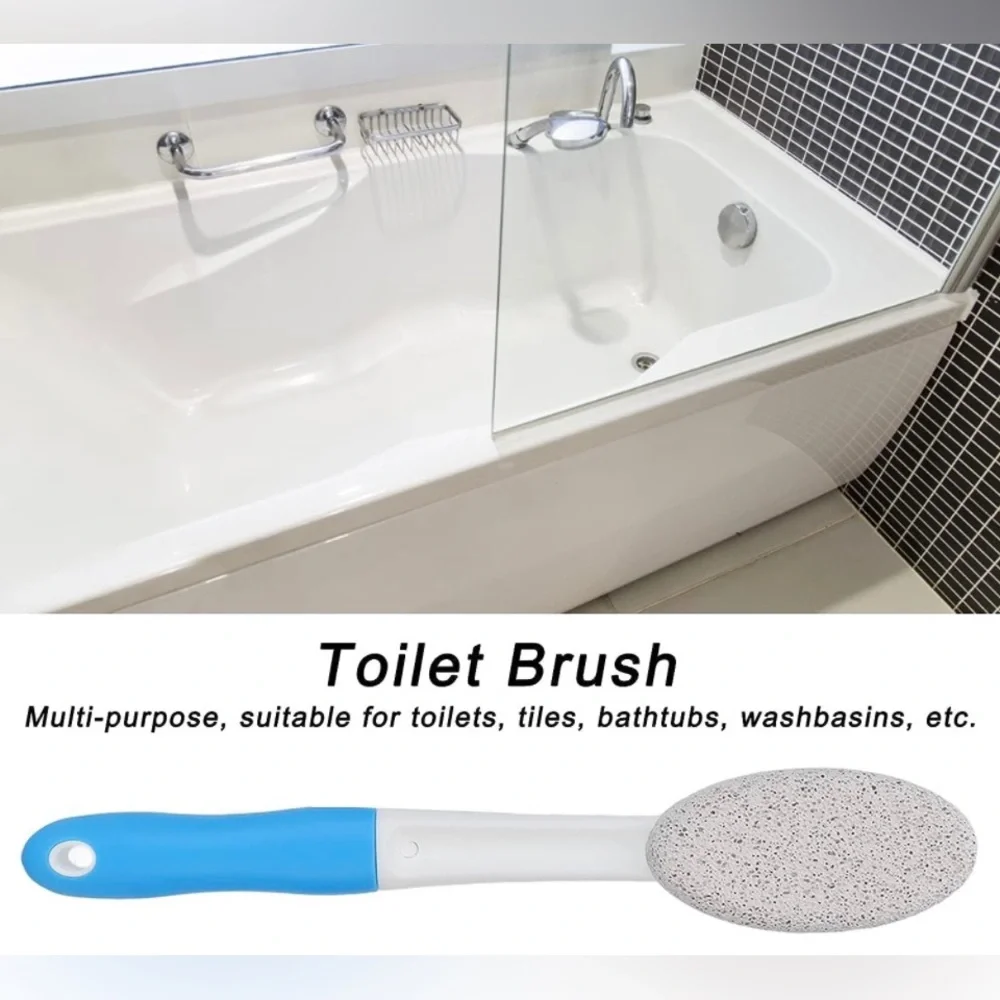 Pumice Stone Cleaning Brush Hard Water Wand Pumice Stone Toilet Bowl Cleaner NWT
